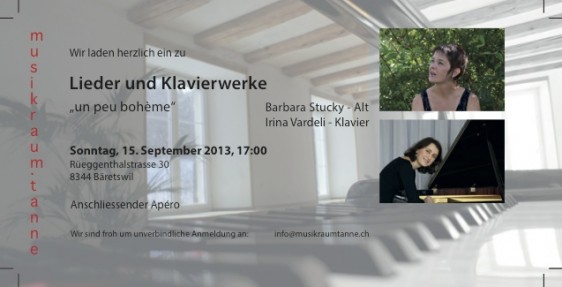 2013-09-15 Lieder und Klavierwerke